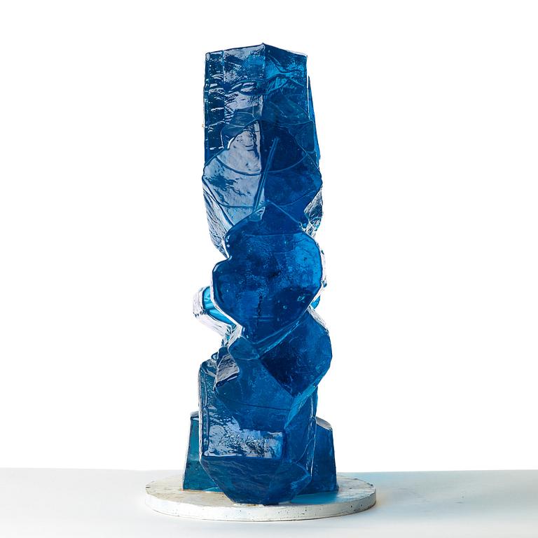 Edvin Öhrström, a 'Korona' cast glass sculpture, Lindshammar, Sweden 1960's.