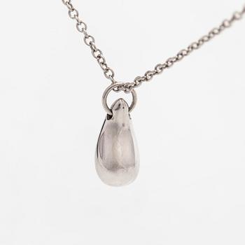 Tiffany & Co, Elsa Peretti, halsband, "Teardrop", platina.