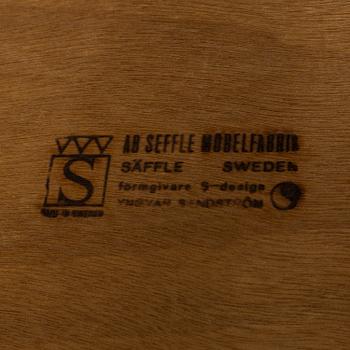 A circa 1960s coffee table by Yngvar Sandström for Seffle Möbelfabrik.