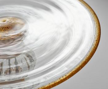A glass side table, glass, Murano, Italy, 1995.