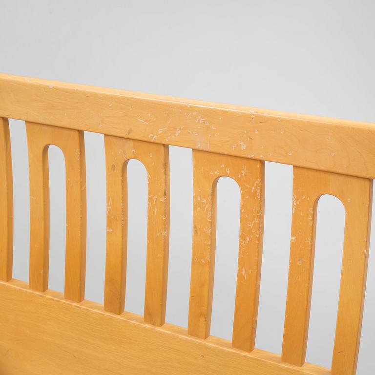 A pair of beds by Carl Malmsten for Åfors Möbelfabrik, second half of the 20th century.