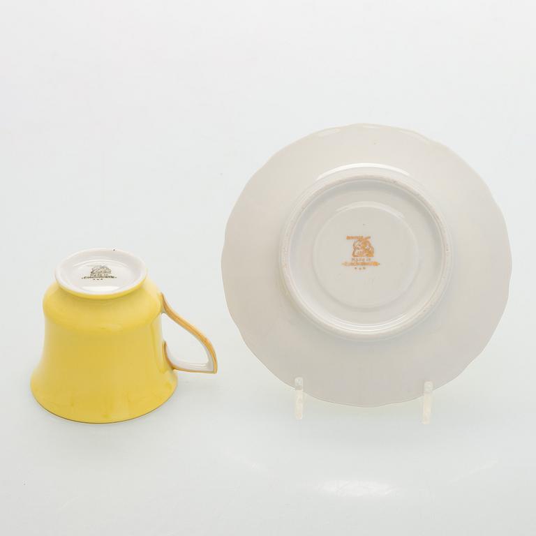 Espressokoppar, 18 st, porslin, Tjeckoslovakien 1900-talets mitt.