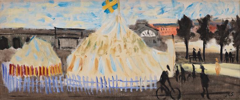 Ragnar Sandberg, Circus tent, Kungstorget.