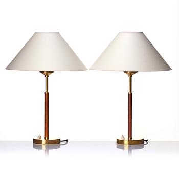Nordiska Kompaniet, a pair of table lamps, model "32043", Sweden 1950-60s.