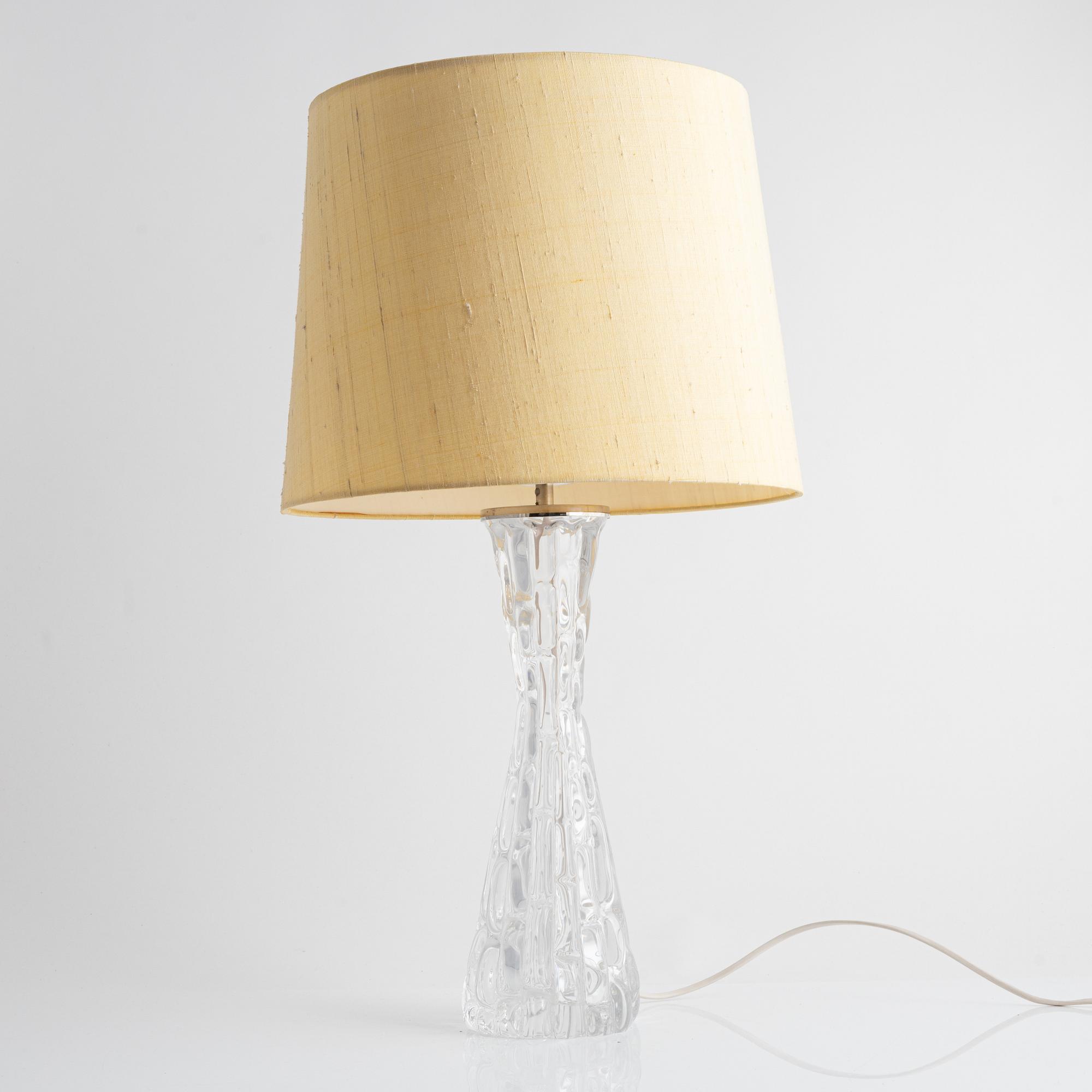 Carl Fagerlund, a table light, Orrefors.