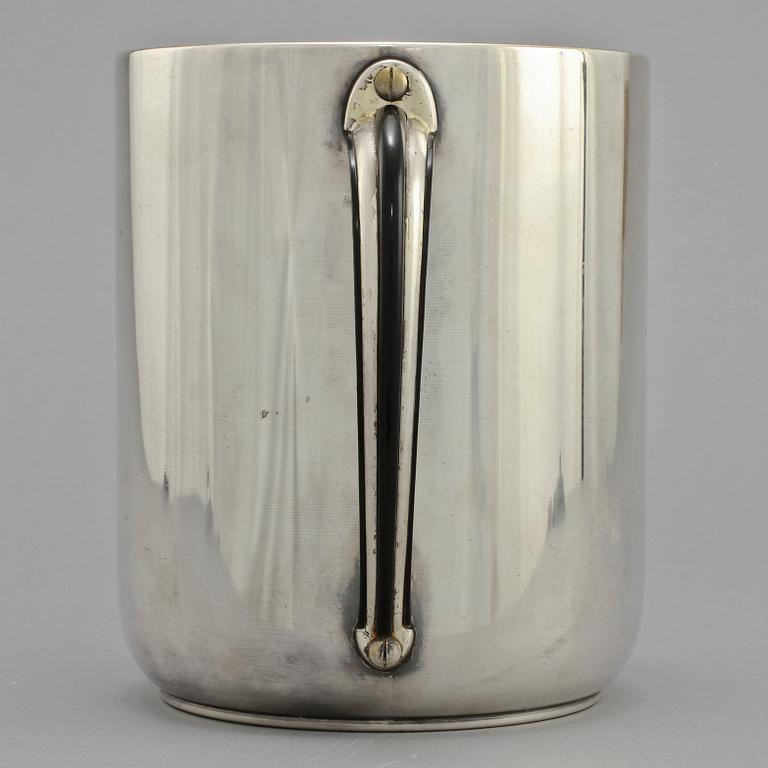 CHAMPAGNEKYLARE, vitmetall, art deco, 1900-talets första hälft.