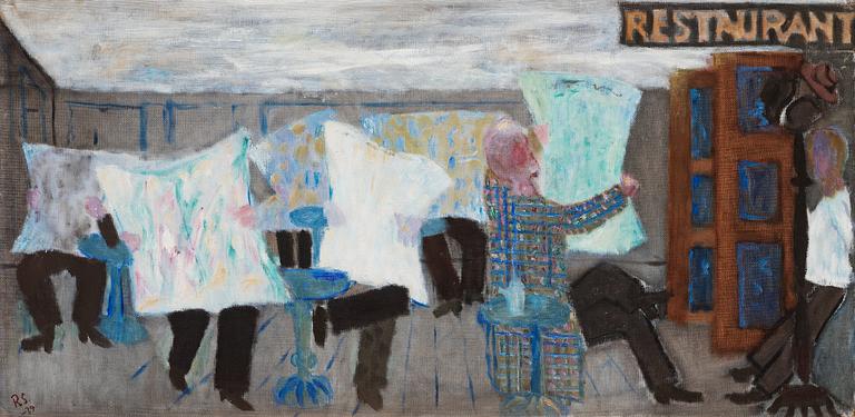 Ragnar Sandberg, "Tidningsläsaren".
