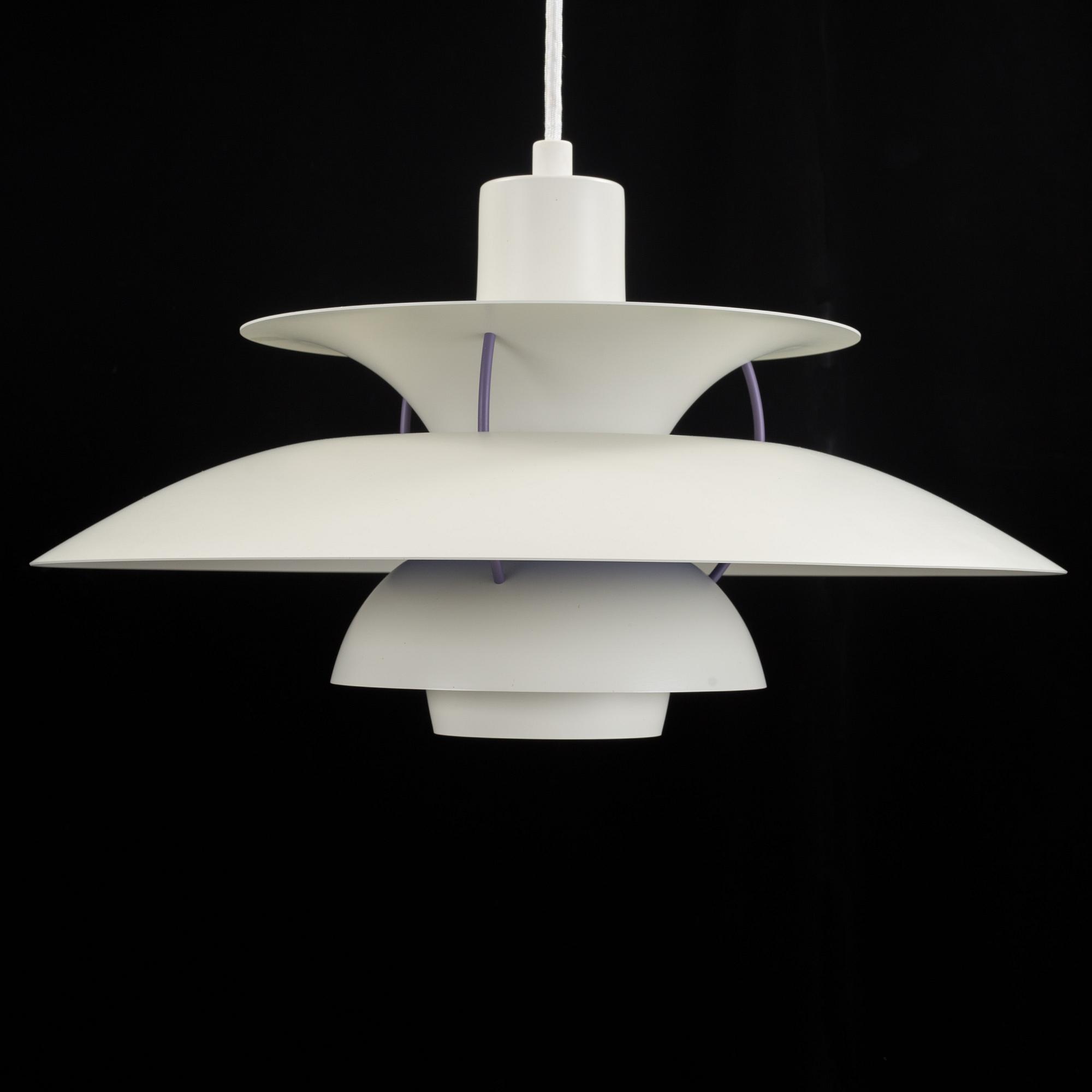 POUL HENNINGSEN, taklampa, "PH-5", Louis Poulsen, Danmark, 1900-talets andra hälft.