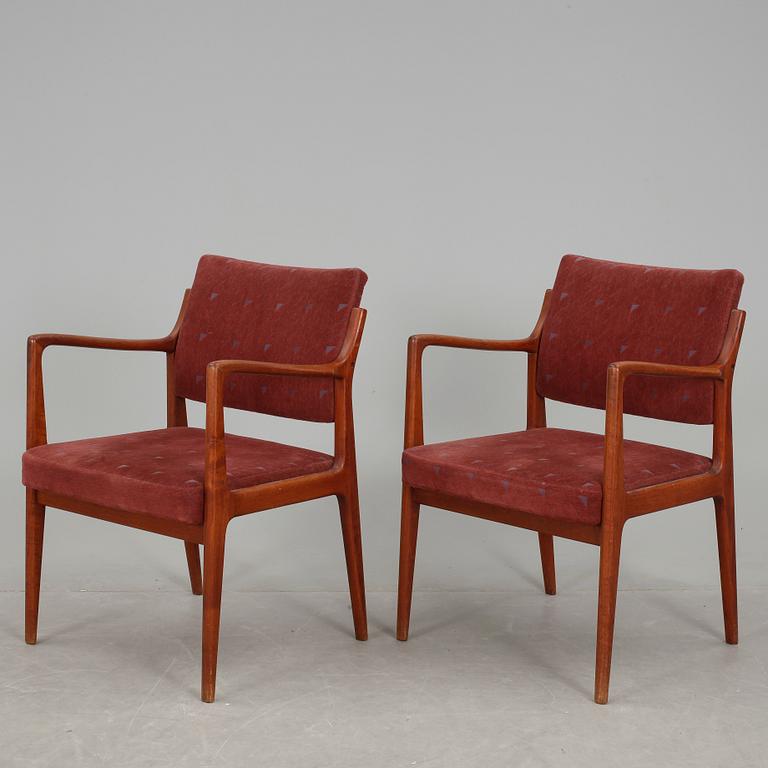 KARMSTOLAR, ett par, Karl-Erik Ekselius, 1960-tal.