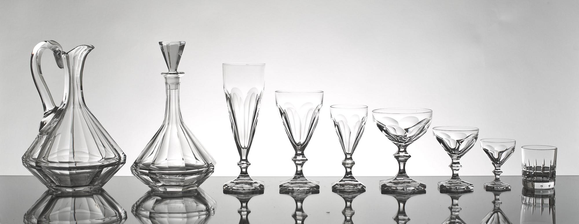 SERVIS, glas, 55 delar.