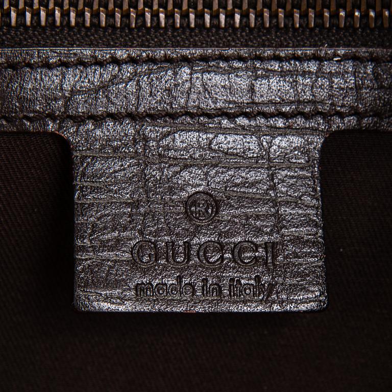 Gucci, a 'Horsebit Guccissima Canvas Hobo Bag'.