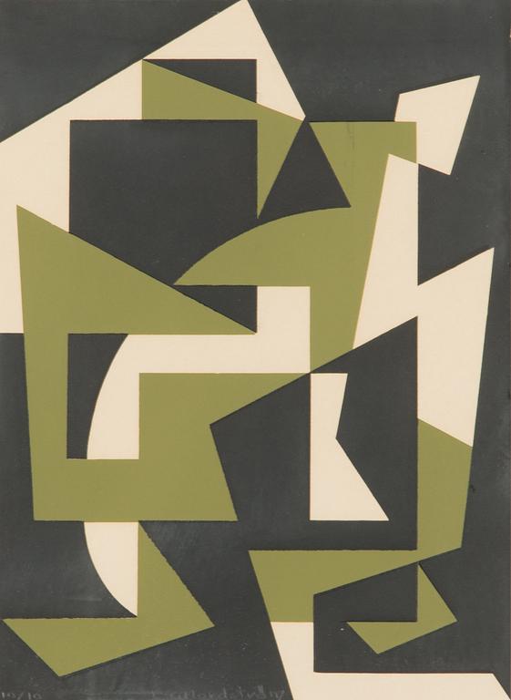 Lars-Gunnar Nordström, silkscreen, signed and numbered 10/10.