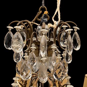 A first half of the 20th cnetury rococo style chandelier.