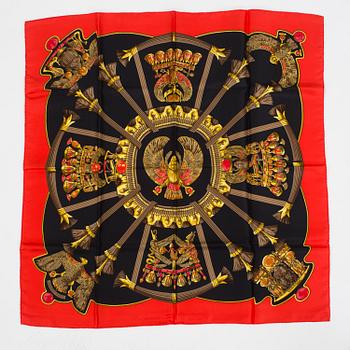 An Hermès "Egypte" silk scarf.