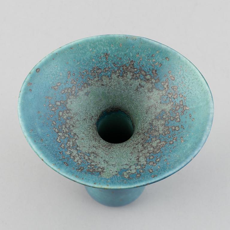 Carl-Harry Stålhane, three vases, stoneware, Rörstrand, Sweden.