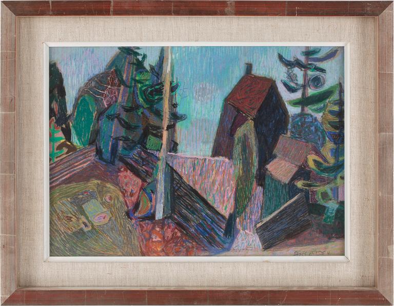 ARMAND ROSSANDER, pastell, sign.