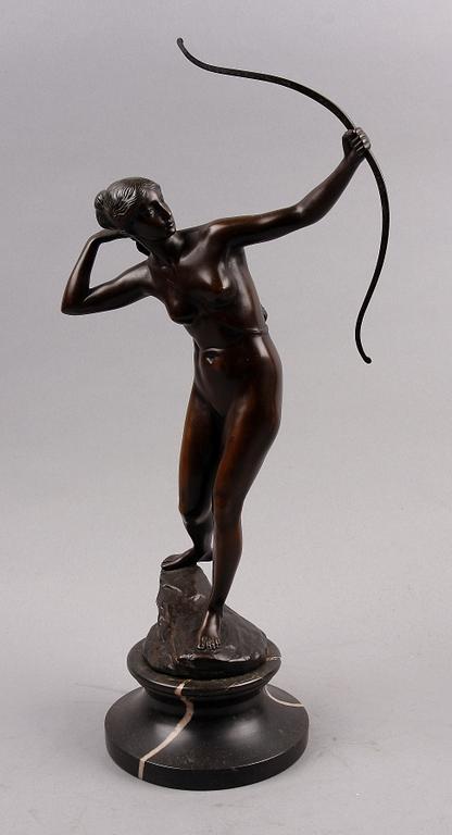 SKULPTUR, brons, sign Valentin.