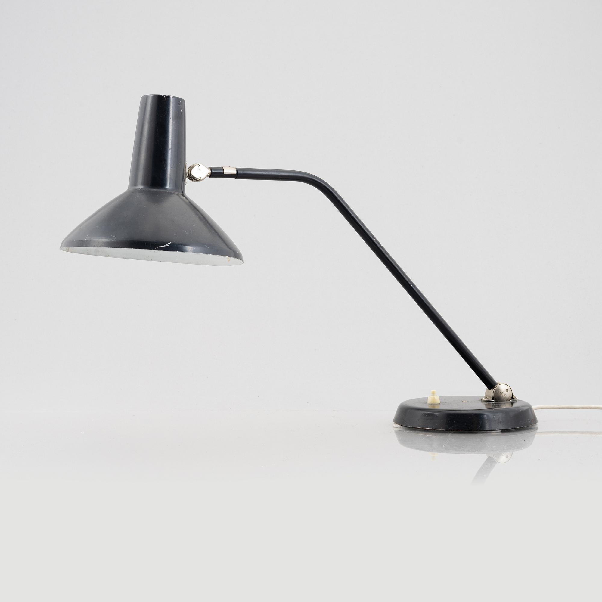 Bordslampa, ASEA, 1900-talets mitt.