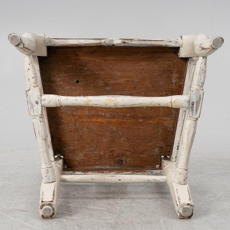 A pair of late Baroque chairs, 18th century.