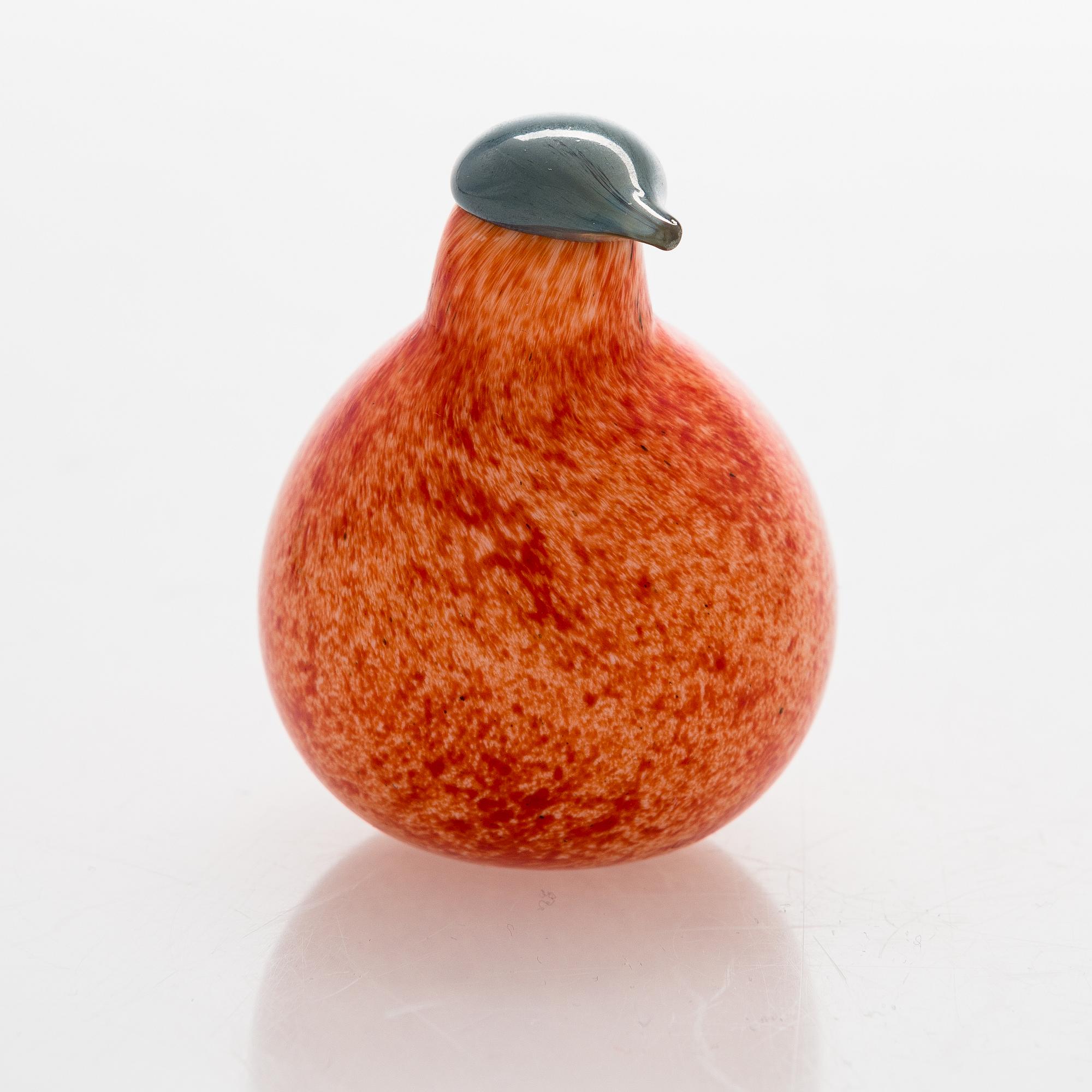 Oiva Toikka, a glass bird for Summa 50 years, signed Oiva Toikka 