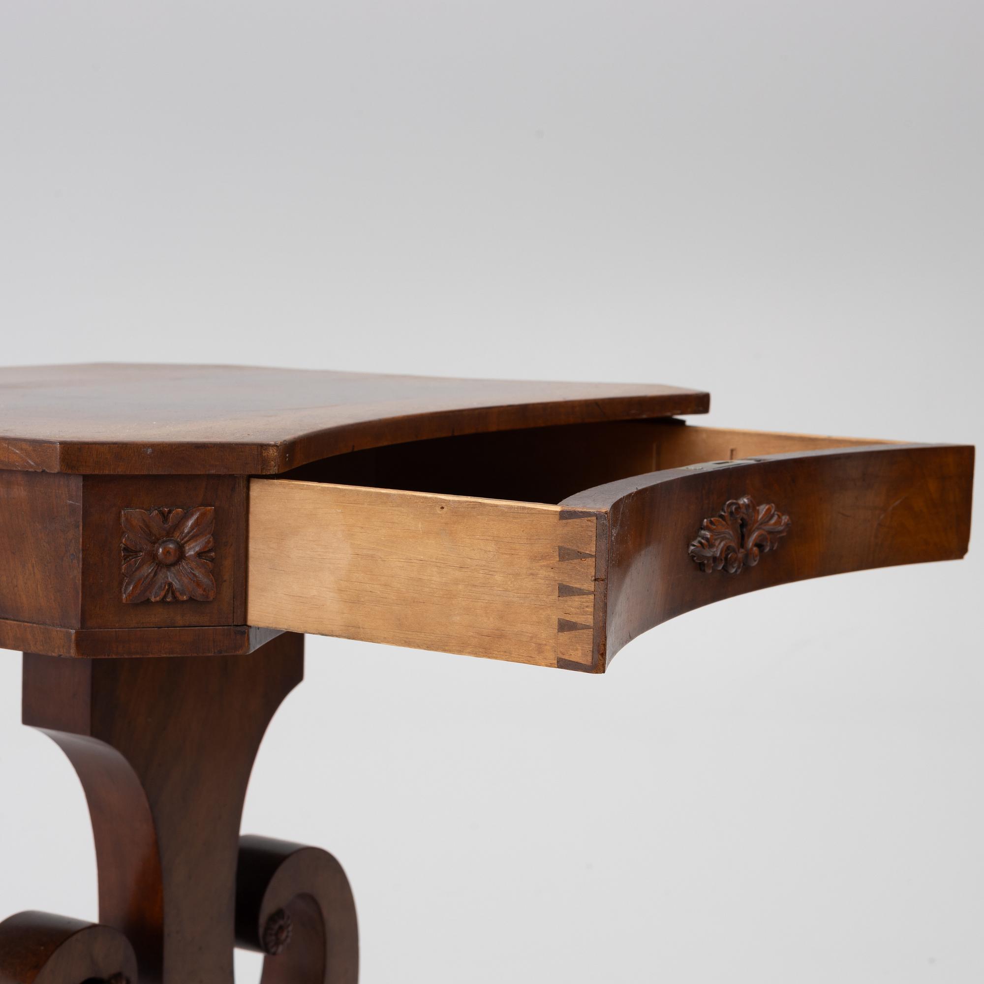 Sewing table, Karl Johan, first half of the 19th century.