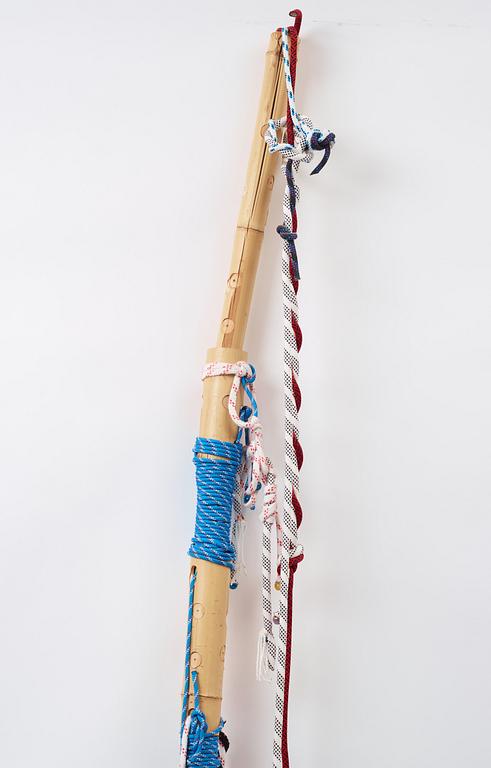 Tobias Madison & Kasper Muller, bamboo, ropes. Executed in 2010.