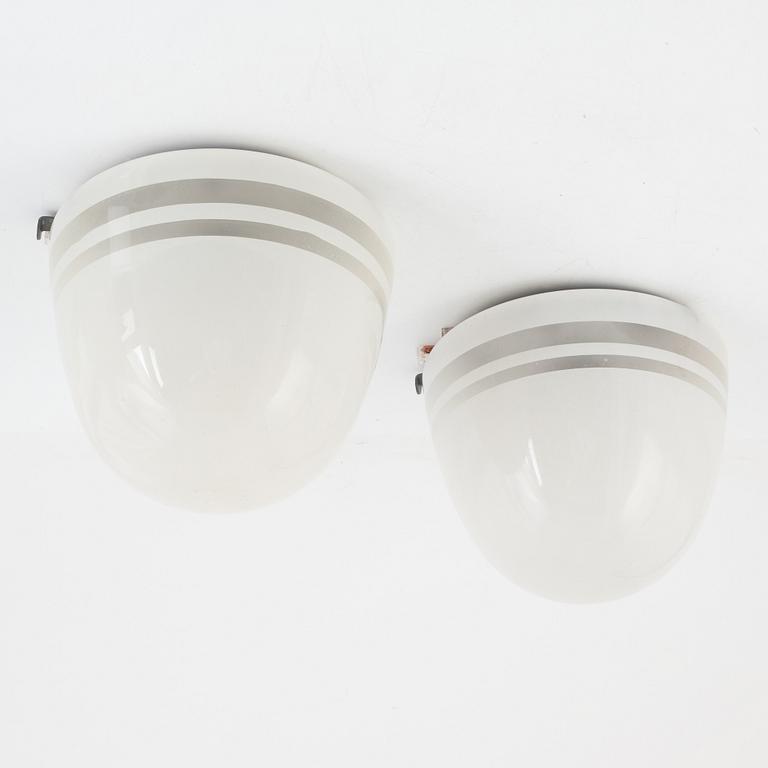 Harald Notini, a pair of ceiling lamps, Arvid Böhlmarks Lampfabrik, 1930s.