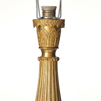 A Russian Empire ormolu lamp, ca 1830's.