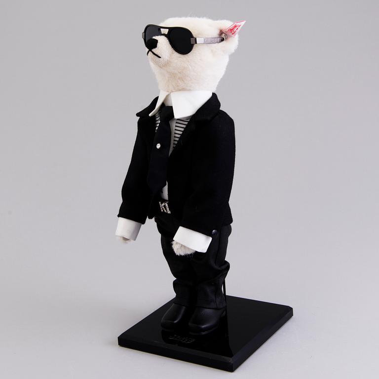 A Karl Lagerfeld Steiff Teddy Bear, Limited edition, numbered 1190/2500, Germany 2009.