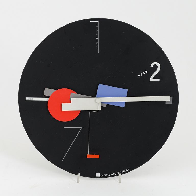 Nicolai Canetti, an 'Artec Twelve' wall clock from Collector's Collection, Japan, 1980's.