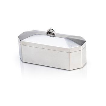 453. Wiwen Nilsson, a silver box with lid, Lund 1929.