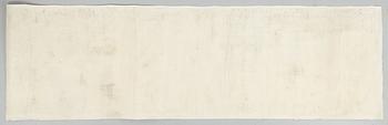 Textile painting, possibly the Sunnerbo school, dated 1815.