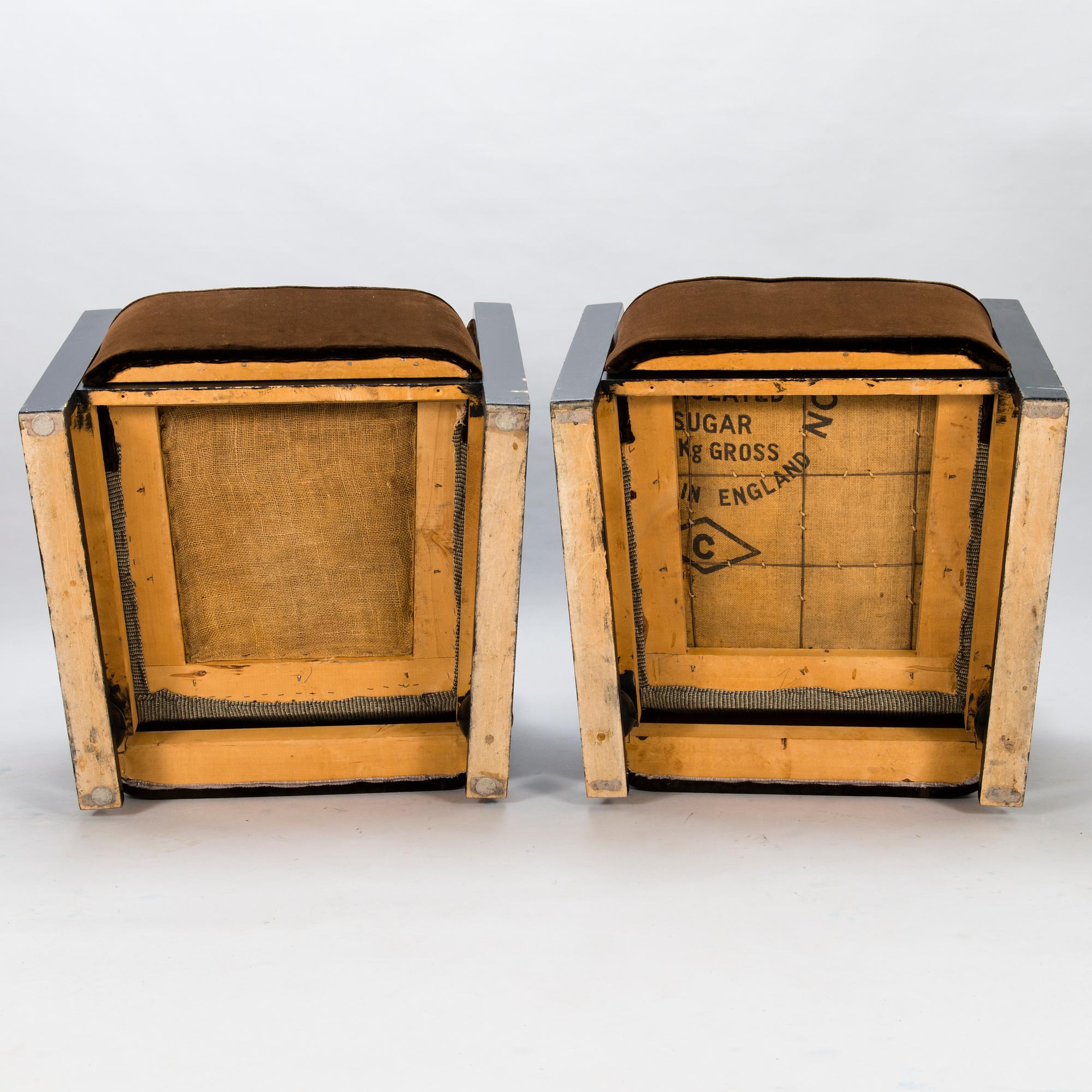ÅKE WASASTJERNA, a 1930s 11-piece drawing room suite, 'Minister' for Asko Finland. Designed 1934.