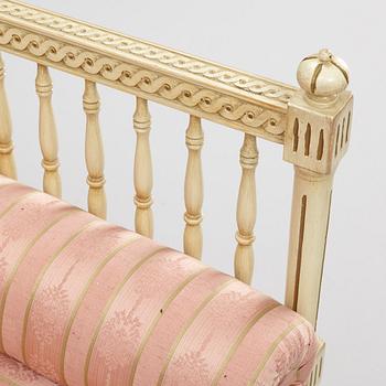 Sofa, Gustavian style, 19th century.