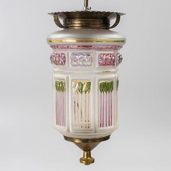 An early 20th century ceiling lamp.