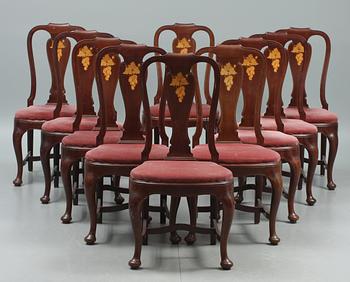 STOLAR, 10 st. Rokokostil. 1900-talets första hälft.