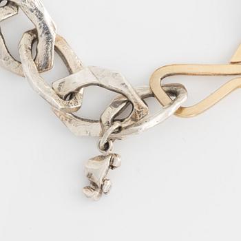 Sandberg, armband, silver och 18K guld.