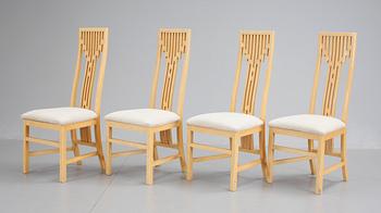 MATSALSGRUPP, 5 delar, trä, design Paco Rabanne, Spanien.