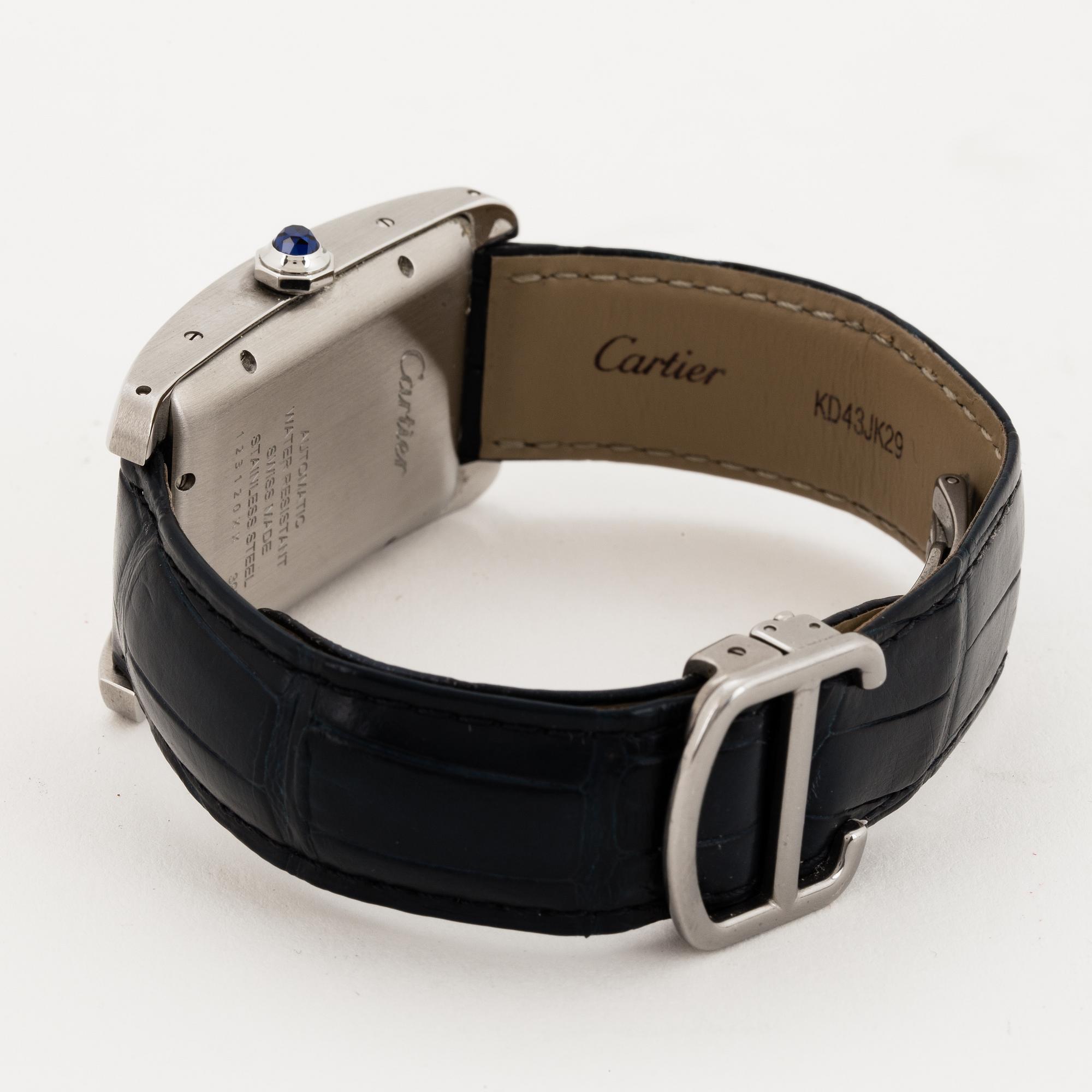 Cartier, Tank Américaine,  armbandsur, 26 x 45 mm.