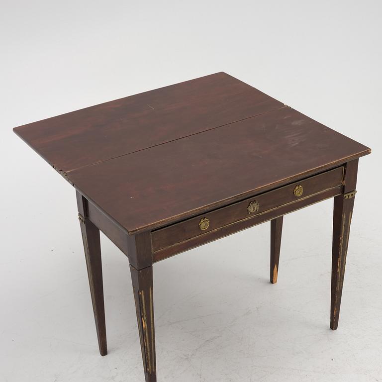 Spelbord, sengustavianskt, omkring år 1800.