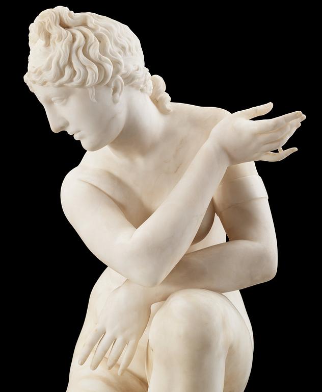 OKÄND KONSTNÄR, skulptur, alabaster, 1800/1900-tal.