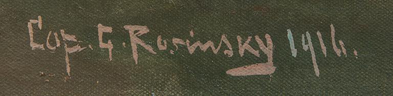 G Rosinsky, copy after Ivan Seleznyov, In Pompeii.