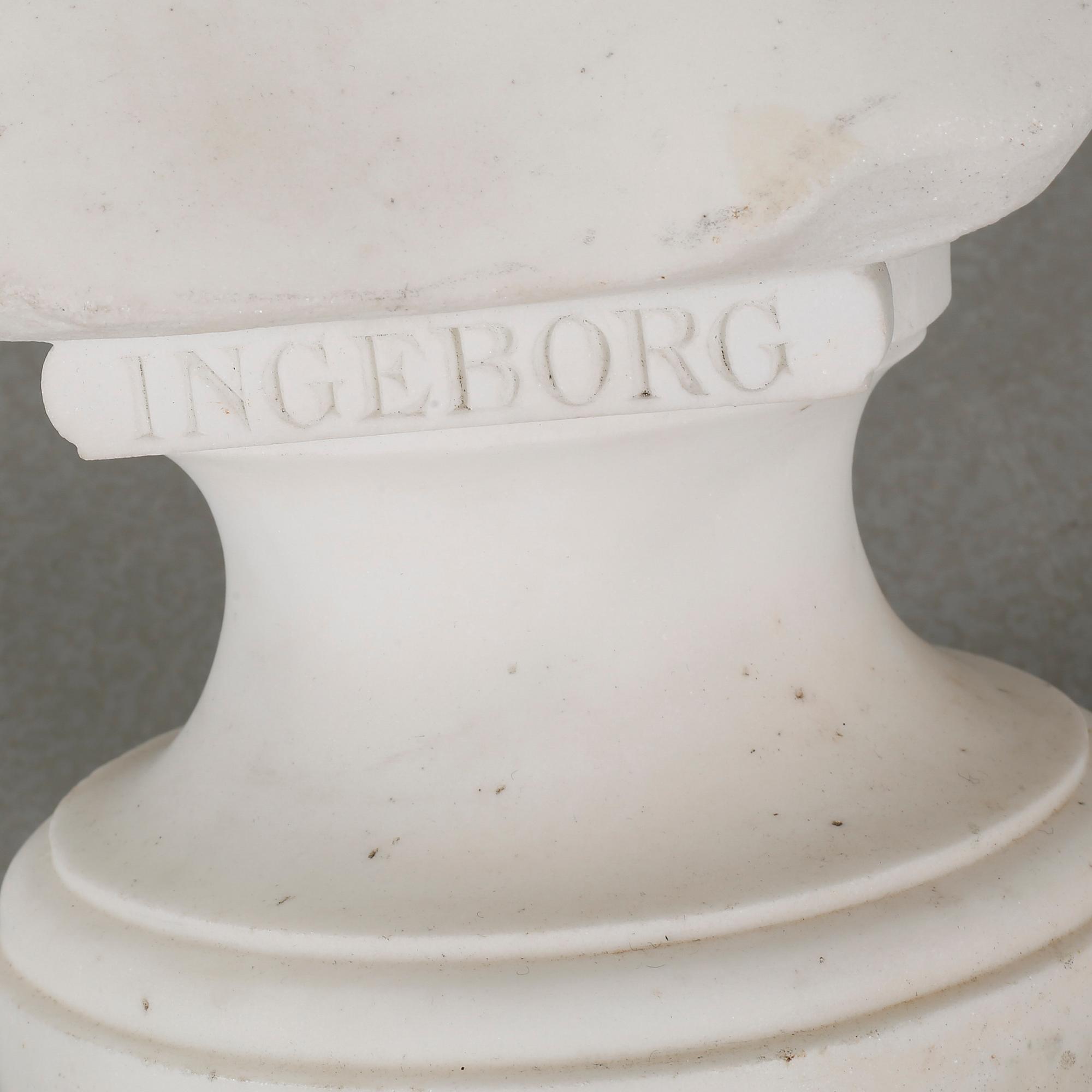 PER HASSELBERG, sculpture, plaster, signed and dated 1882.
