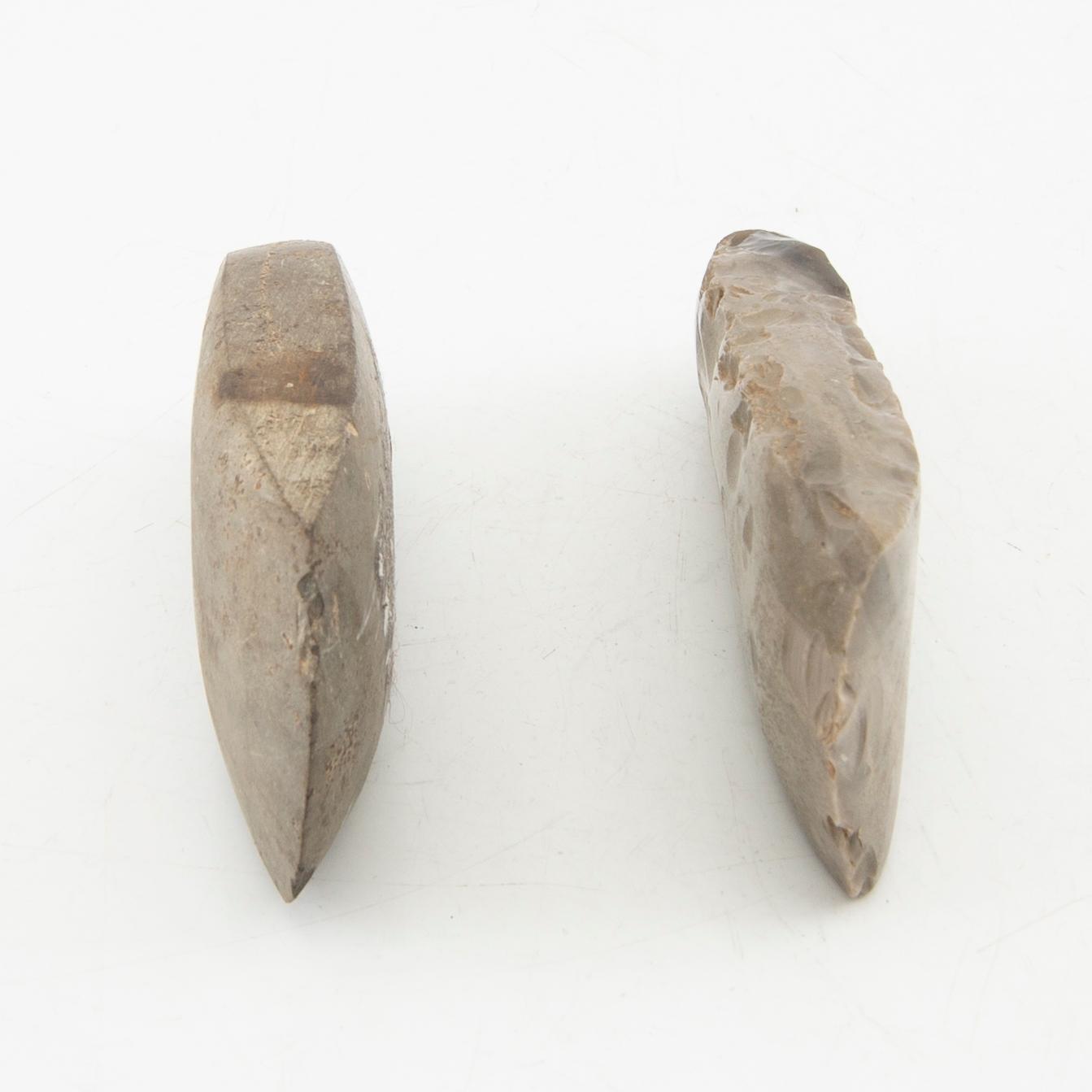 Stone axes, four pieces, Neolithic.