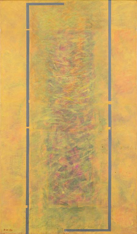 Kristiina Ketola, acrylic on canvas, signed-86.