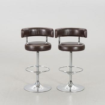 BARSTOLAR, 2 st, Johanson design, Markaryd, 1960/70-tal.