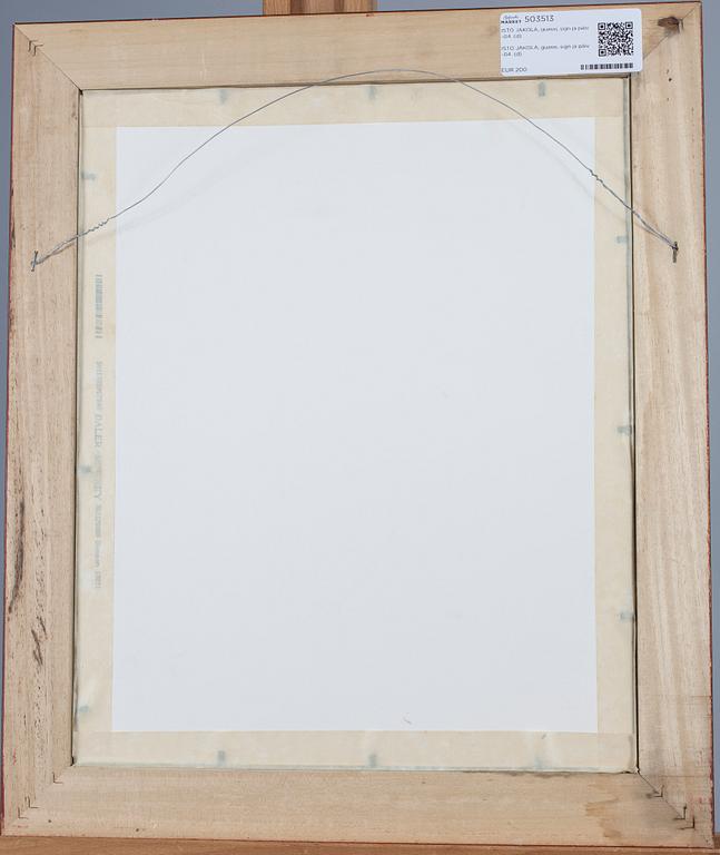 ISTO JAKOLA, gouache på papper, signerad och daterad -04.