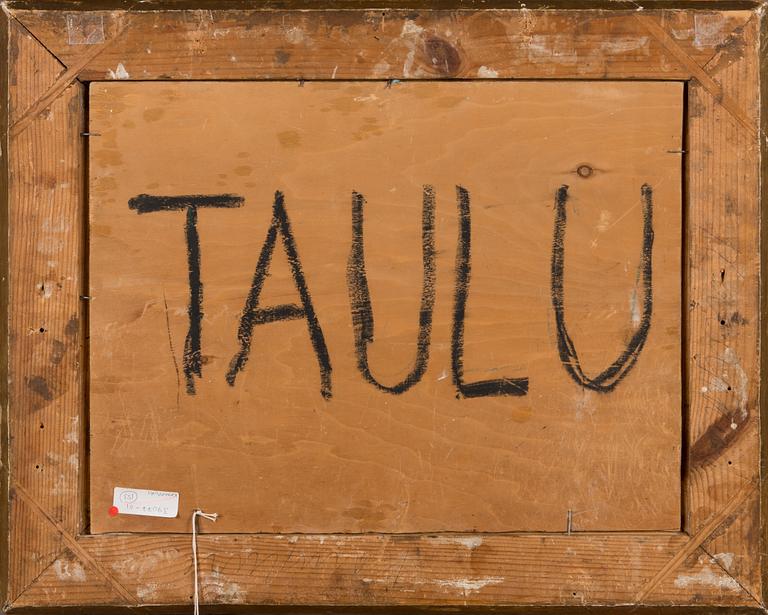 Väinö Kamppuri, olja på pannå, signerad.