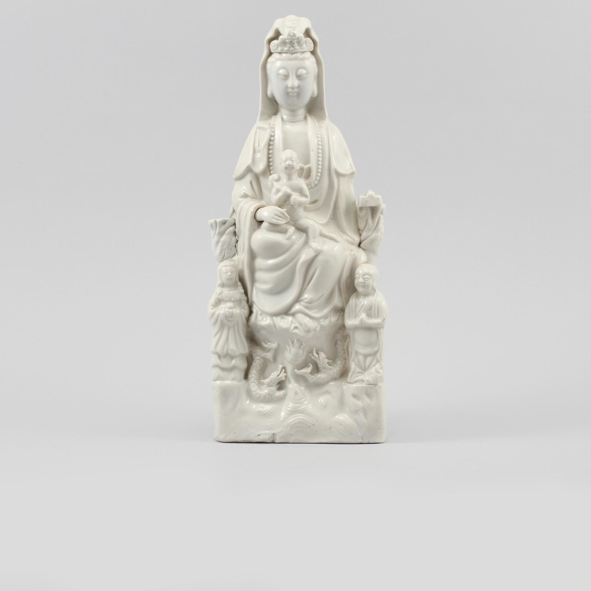 FIGURIN, blanc de chine, Kina, tidigt 1900-tal.