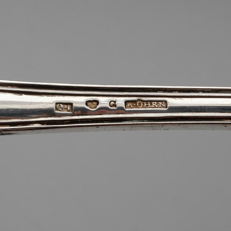 RAGUSKED, silver, Arvid Öhrn, Gävle 1846. Vikt ca 138 gram.